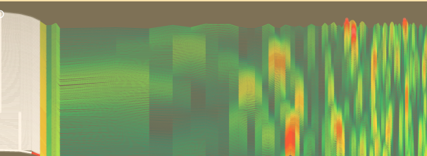 the drum spectrogram